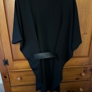 PinkyOtto Free-form mid-thigh dress with belt - NWT